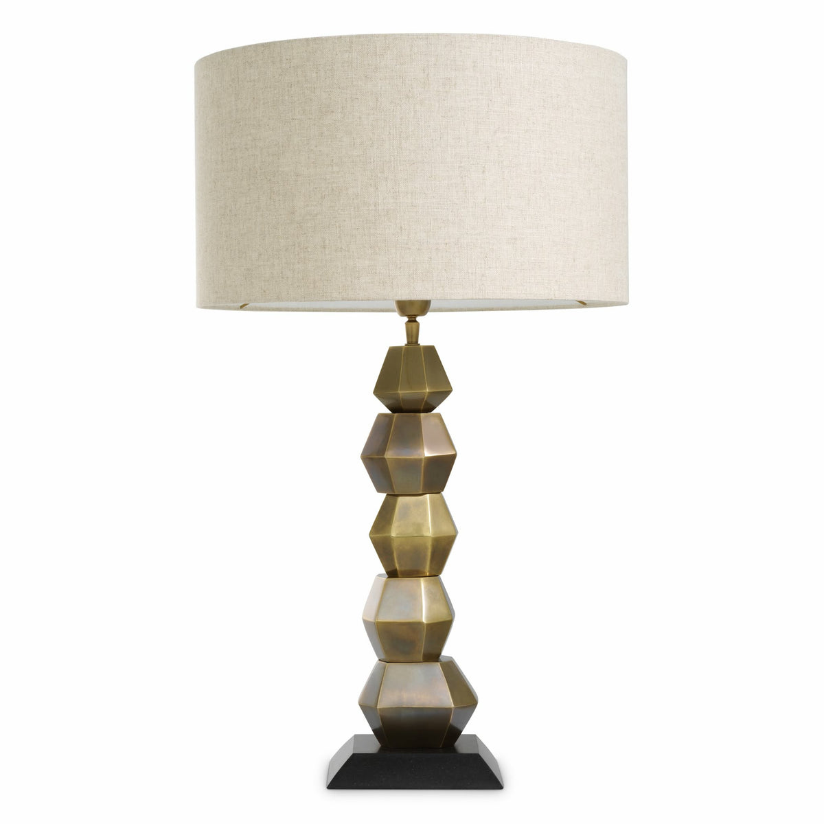 Stacked Brass Table Lamp Lior | Eichholtzmh.com