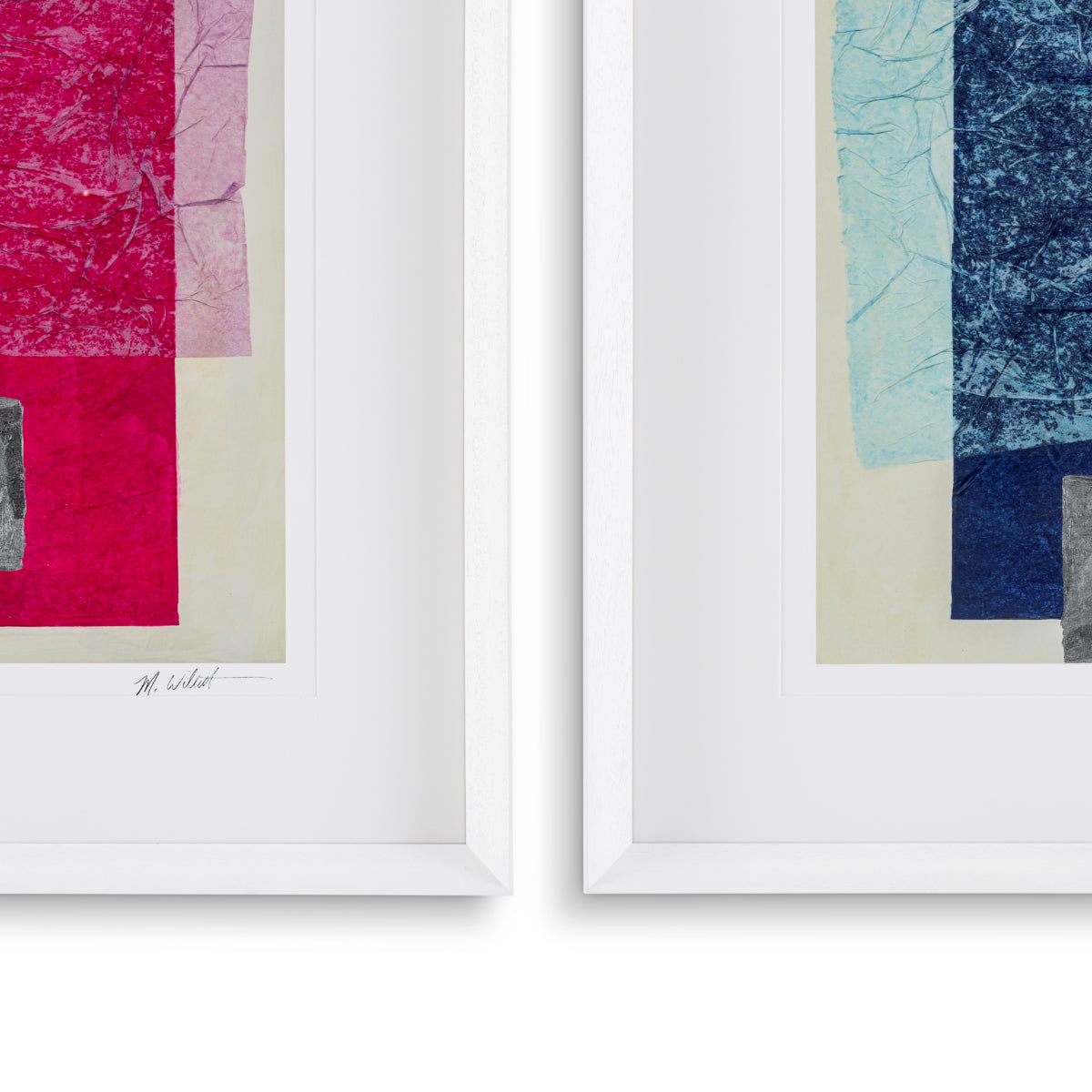 Multi-Colored Geometric Prints (2) Paper Colorfields | Eichholtzmh.com