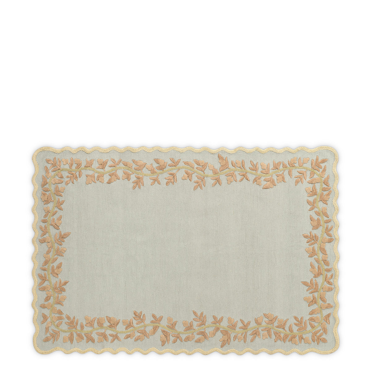Leaves Framed Wool Rug Corentine | Eichholtzmh.com