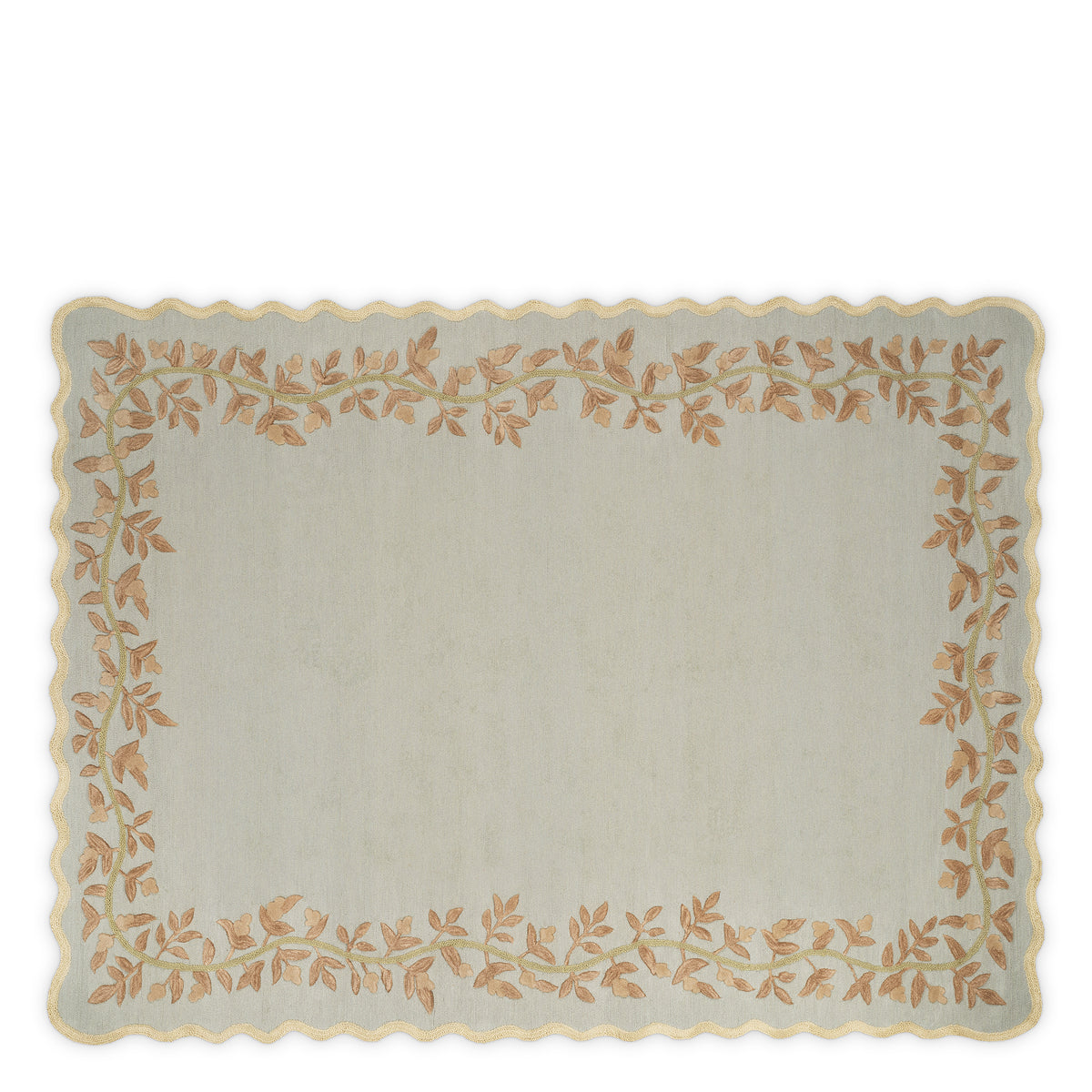 Leaves Framed Wool Rug Corentine | Eichholtzmh.com