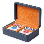 Blue Leather Deck Box The Ridges | Eichholtzmh.com