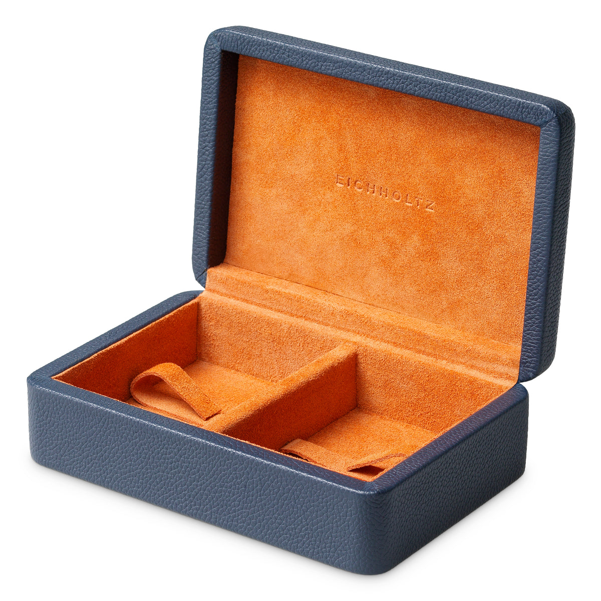 Blue Leather Deck Box The Ridges | Eichholtzmh.com