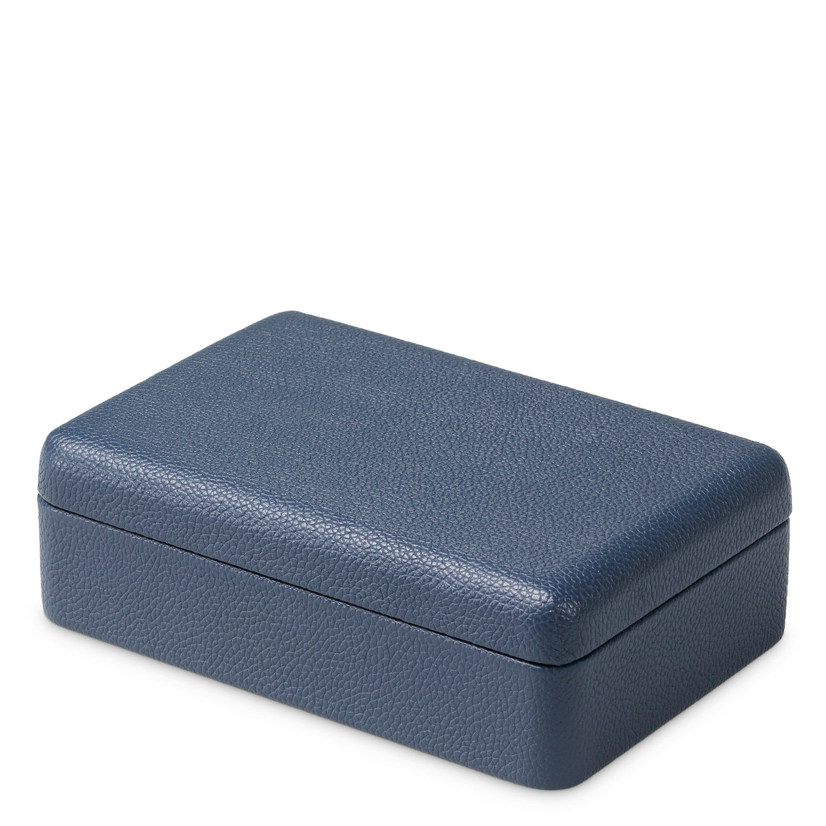 Blue Leather Deck Box The Ridges | Eichholtzmh.com