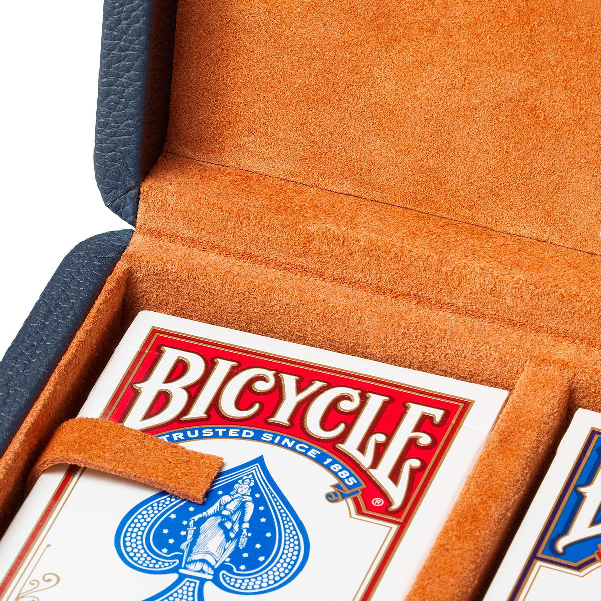 Blue Leather Deck Box The Ridges | Eichholtzmh.com