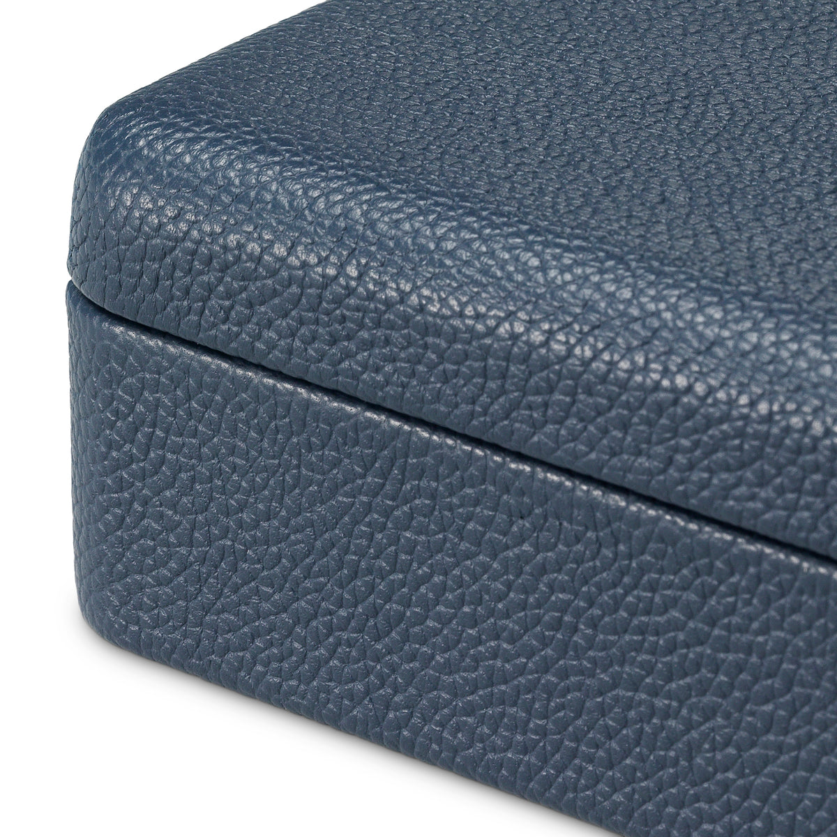 Blue Leather Deck Box The Ridges | Eichholtzmh.com