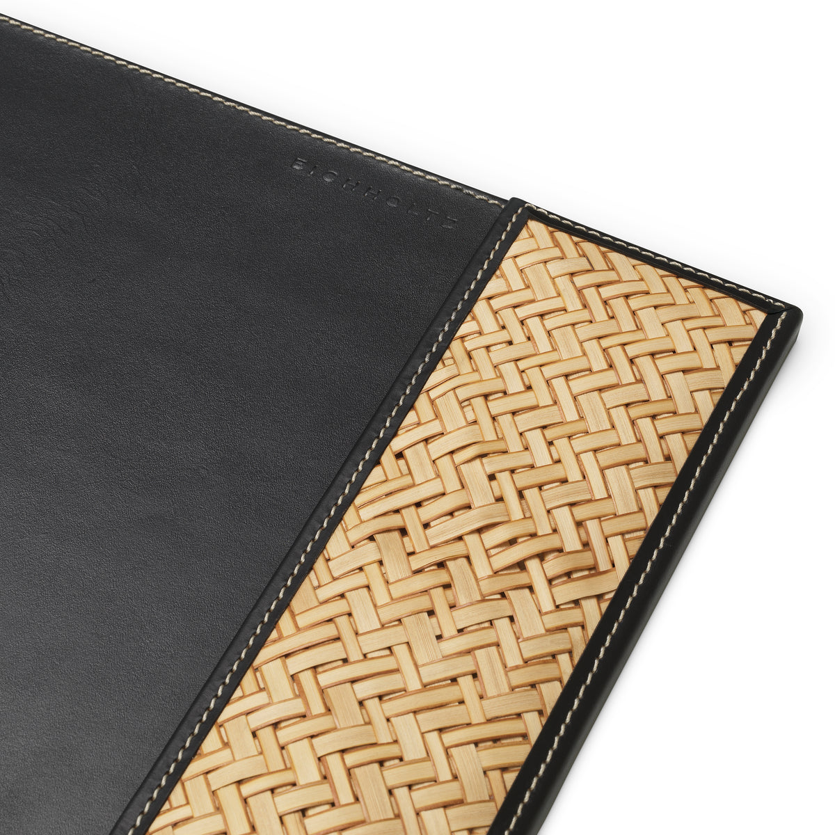 Black Leather Desk Blotter Taos | Eichholtzmh.com