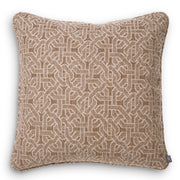 Beige Jacquard Cushion Frieze | Eichholtzmh.com