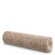 Beige Jacquard Bolster Cushion Frieze | Eichholtzmh.com