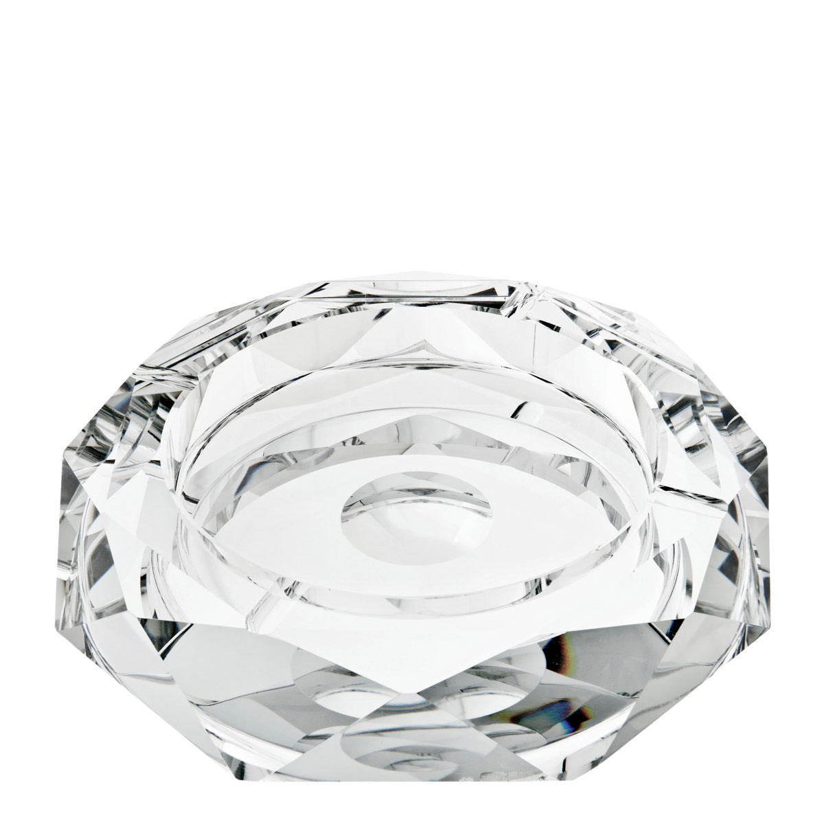 Crystal Glass Ashtray Bruce | Eichholtzmh.com