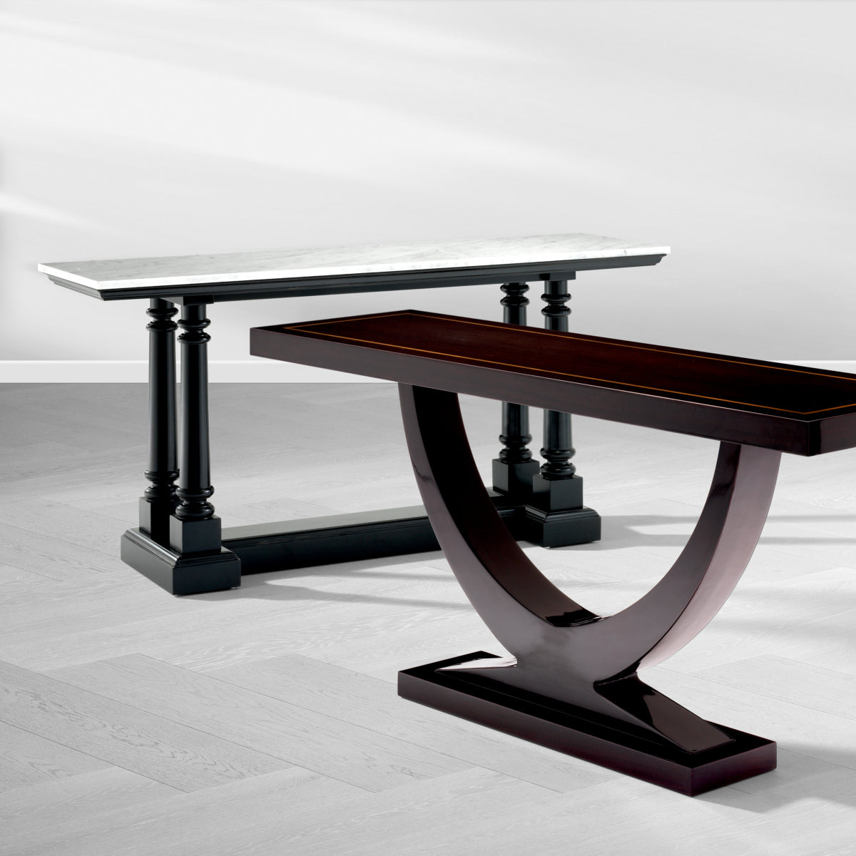White Marble Console Table Walford | Eichholtzmh.com