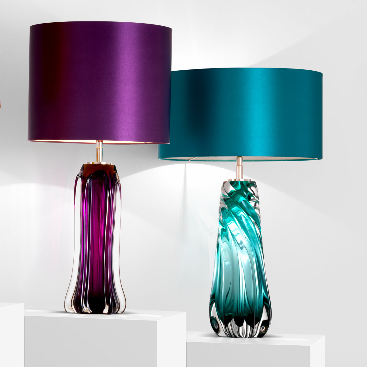 Purple Glass Table Lamp Castillo | Eichholtzmh.com