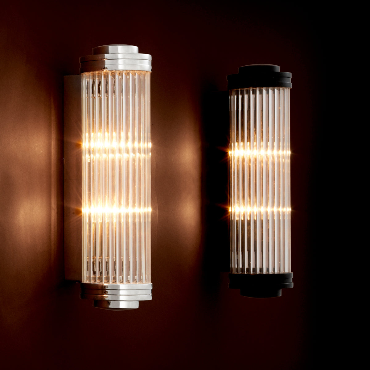 Bronze Glass Wall Lamp L Gascogne | Eichholtzmh.com