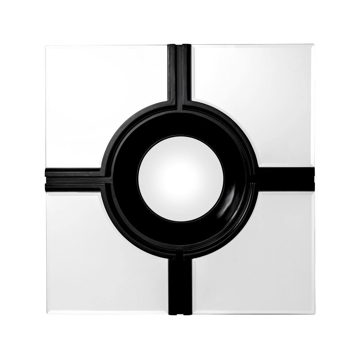 Black Convex Mirror Jagger | Eichholtzmh.com