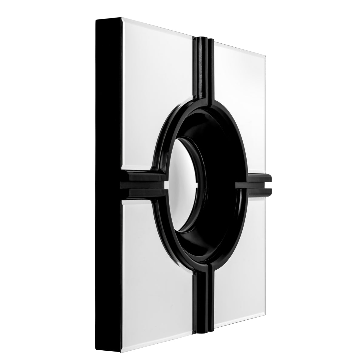 Black Convex Mirror Jagger | Eichholtzmh.com