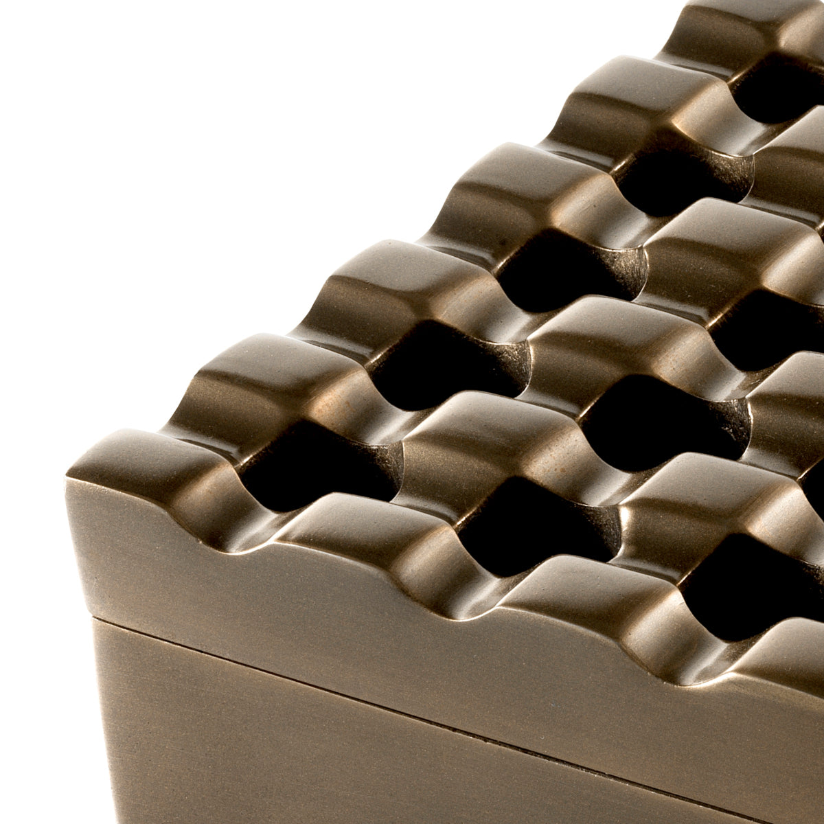 Square Brass Ashtray Deluxe | Eichholtzmh.com