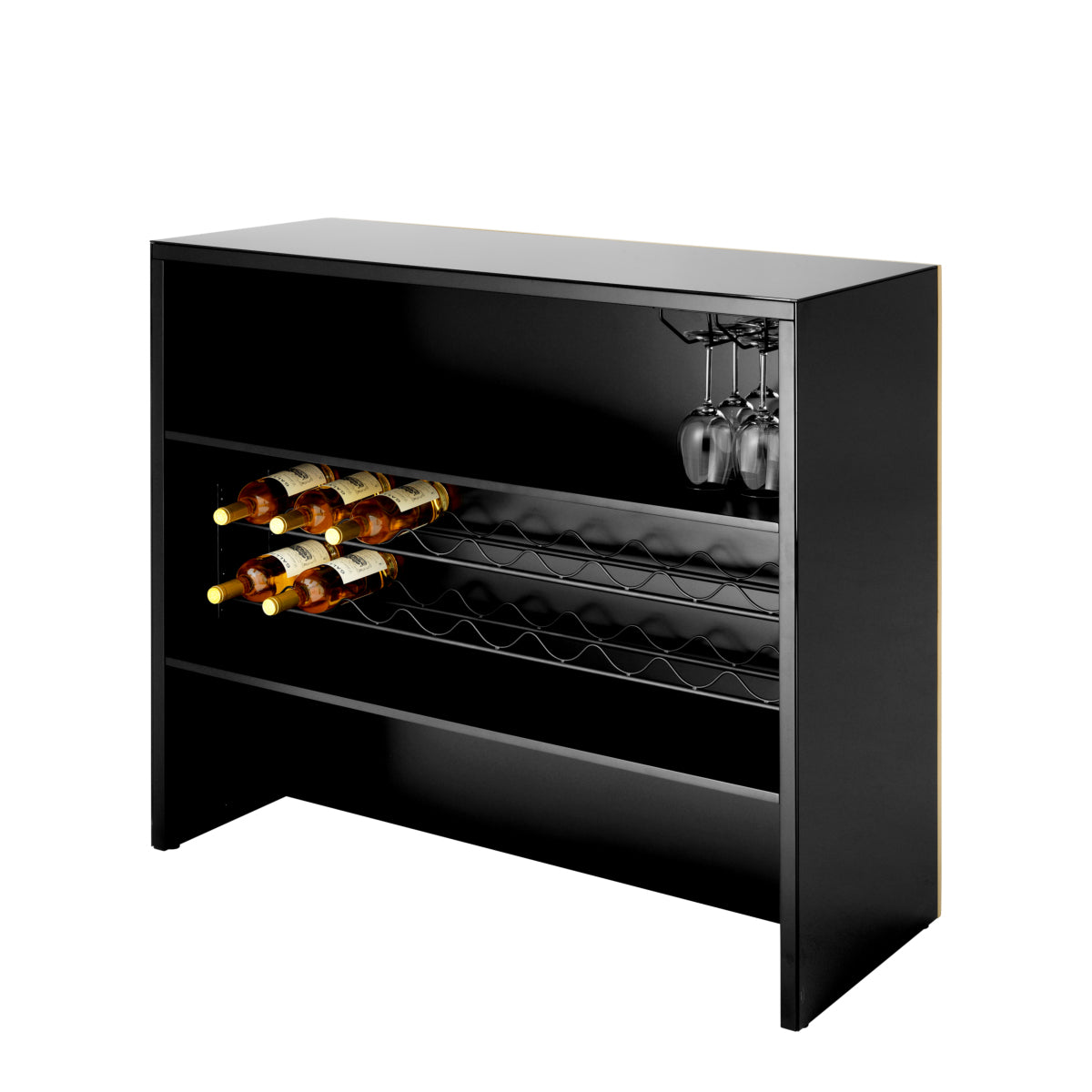 Black Glass Bar Grimaldi | Eichholtzmh.com
