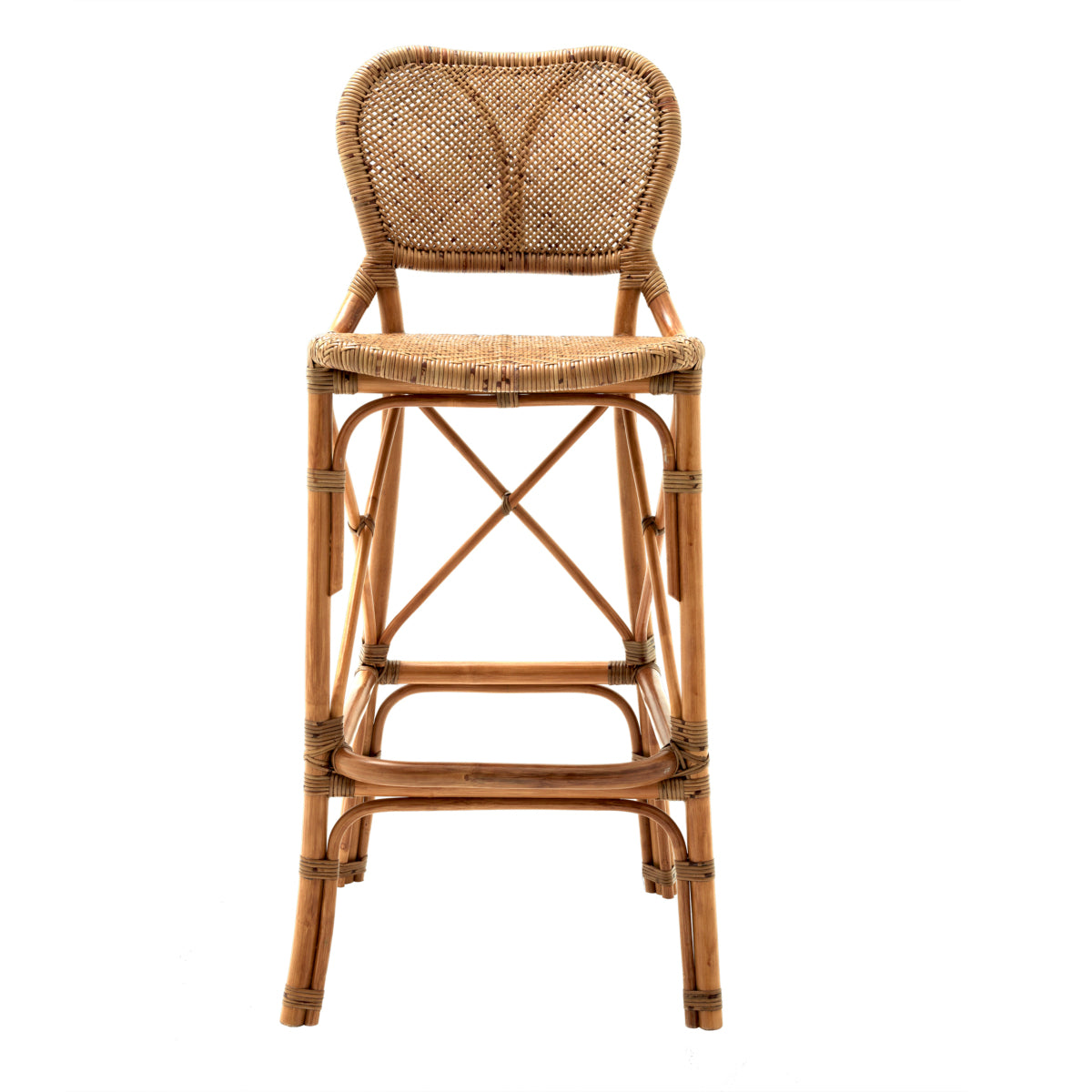Woven Rattan Bar Stool Colony | Eichholtzmh.com