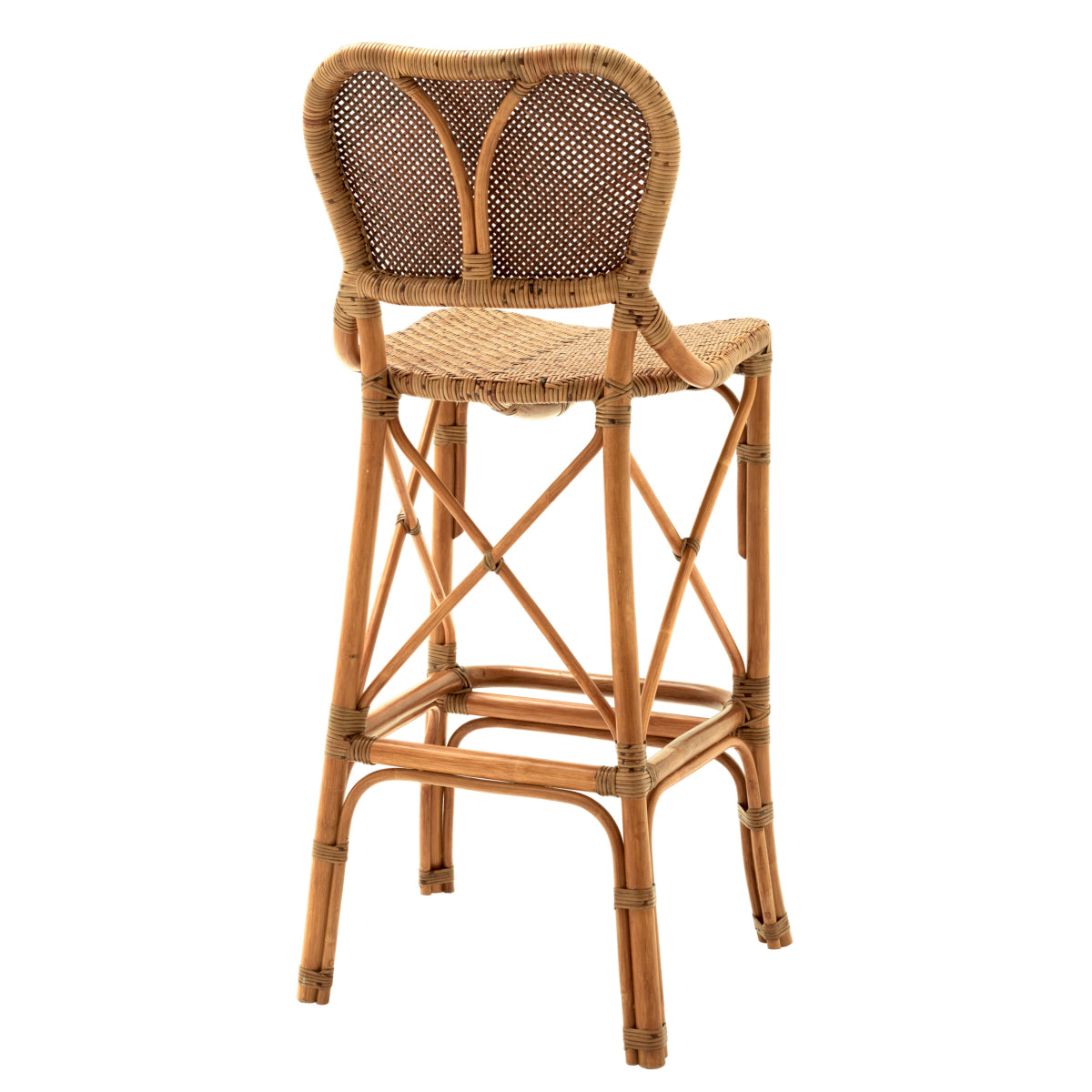 Woven Rattan Bar Stool Colony | Eichholtzmh.com
