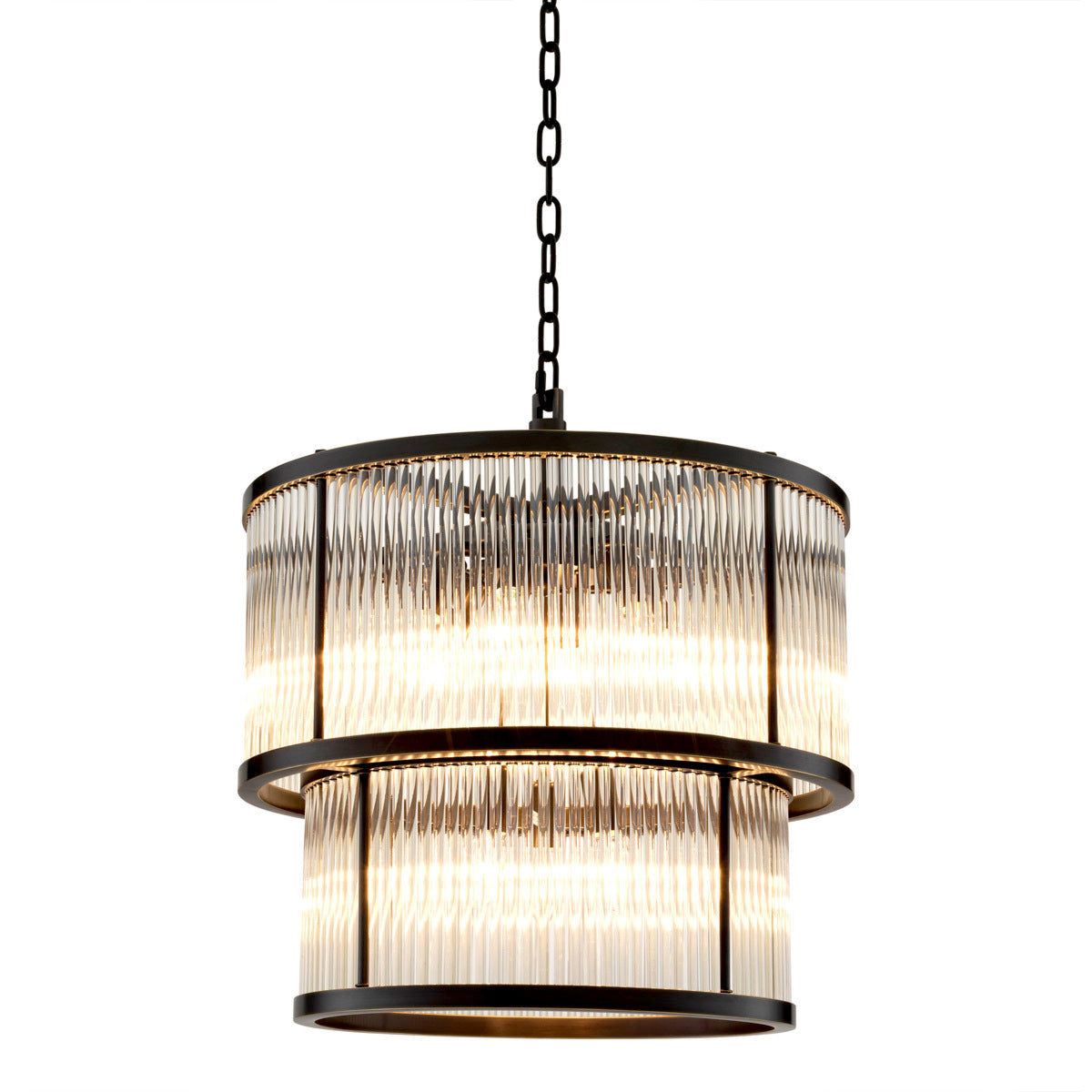 Tiered Glass Rods Chandelier Pasadena | Eichholtzmh.com