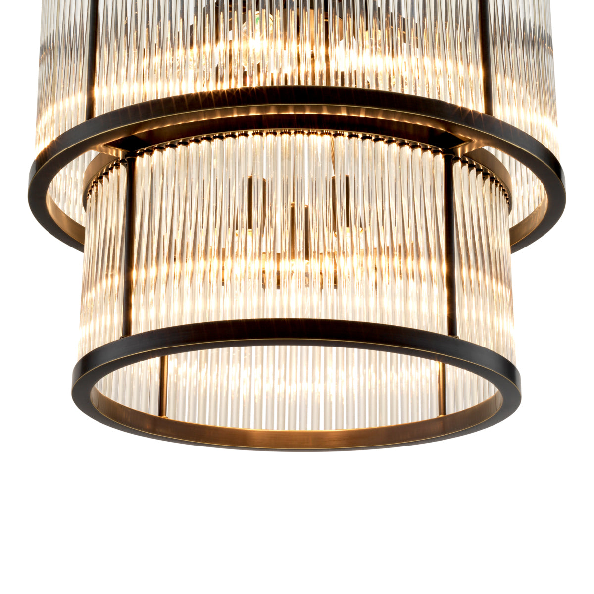 Tiered Glass Rods Chandelier Pasadena | Eichholtzmh.com