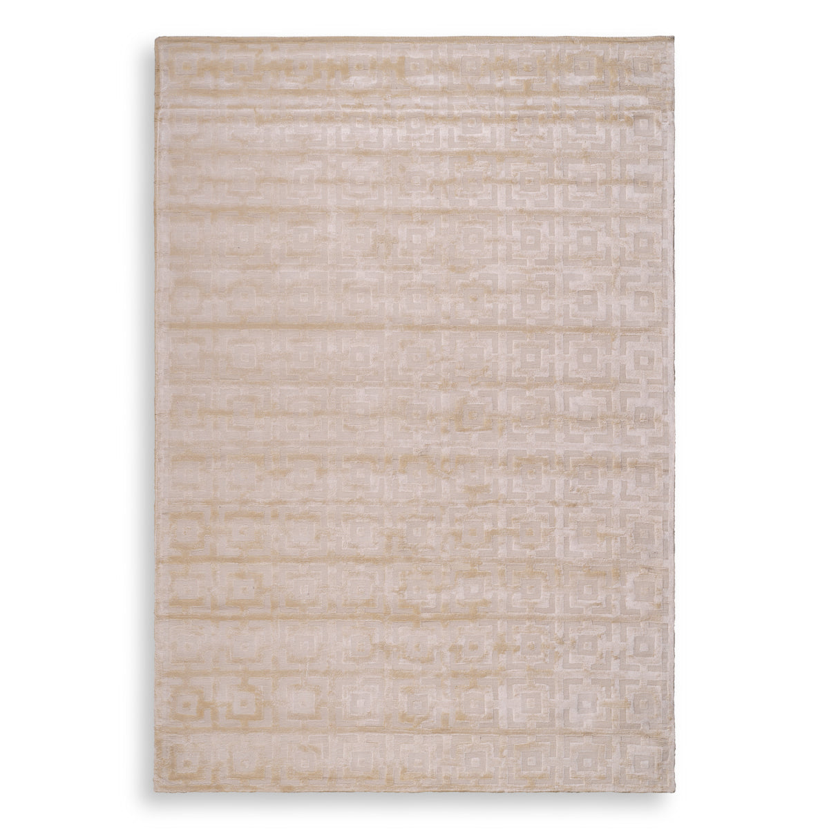 Cream Woven Viscose Carpet 10' x 13' Reeves