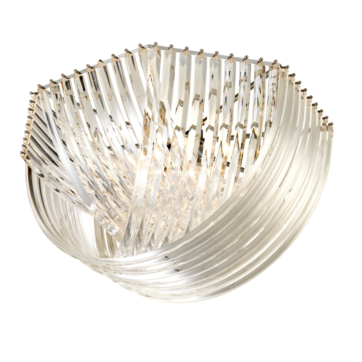 Sculptural Acrylic Ceiling Lamp Hyeres | Eichholtzmh.com
