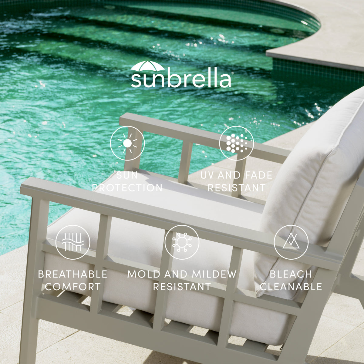 Outdoor Sunbrella Chair Bella Vista | Eichholtzmh.com