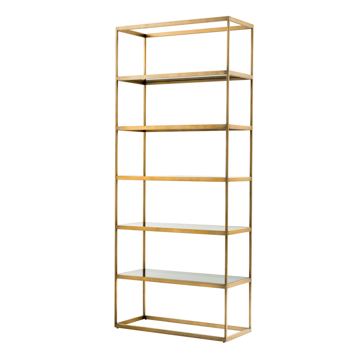 5 Shelf Brass Cabinet Omega | Eichholtzmh.com