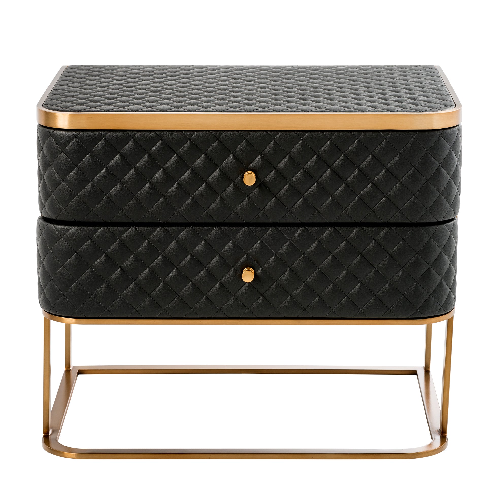 Black Leather Side Table Monfort | Eichholtzmh.com