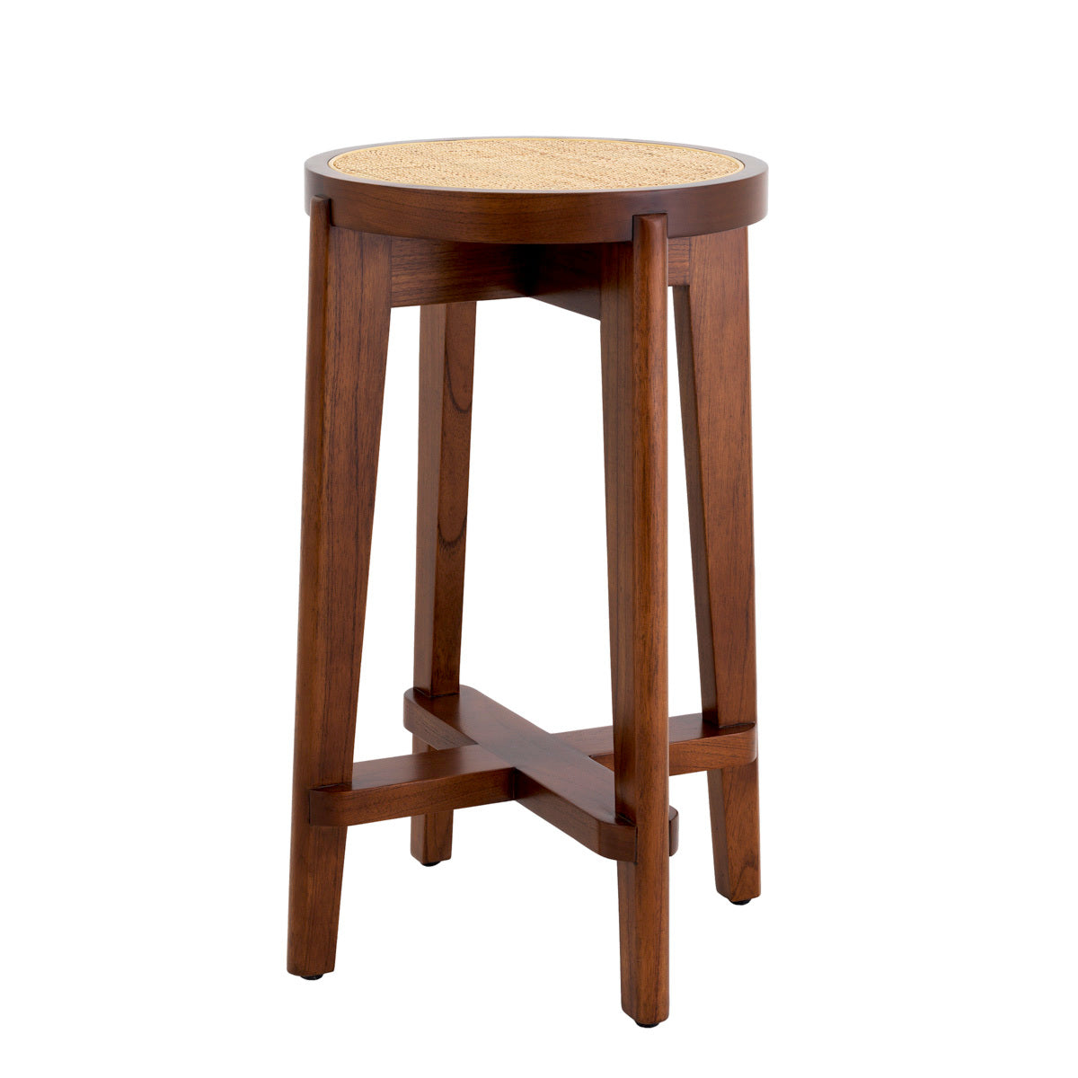 Brown Rattan Counter Stool Dareau | Eichholtzmh.com