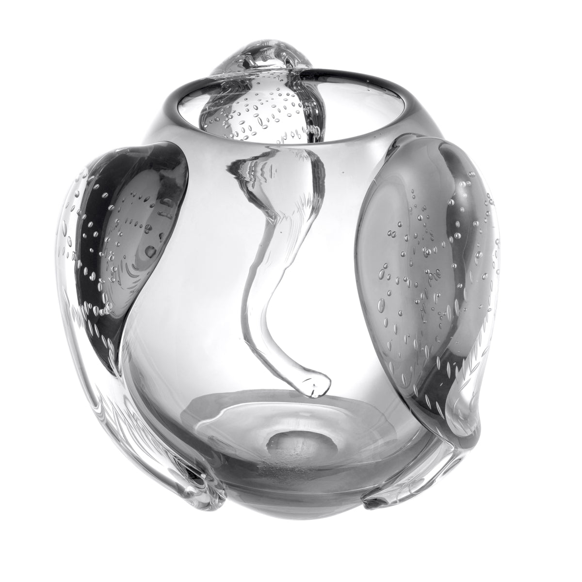 Gray Handblown Glass Vase L Sianluca | Eichholtzmh.com.