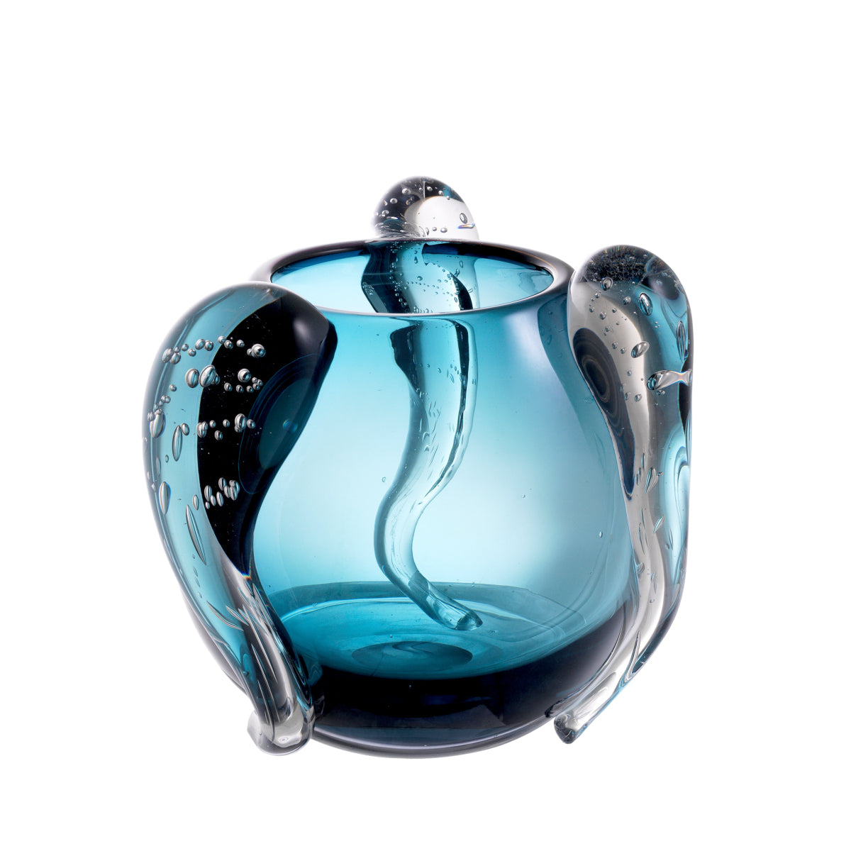 Blue Glass Vase S Sianluca | Eichholtzmh.com