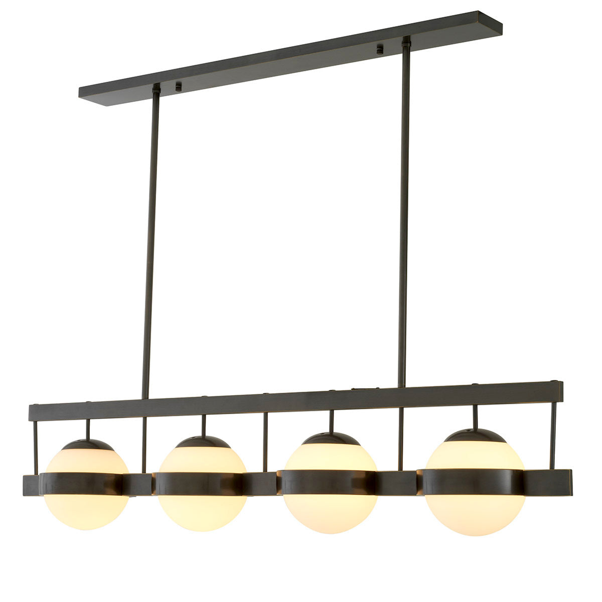 Bronze Glass Globes Chandelier Biba | Eichholtzmh.com