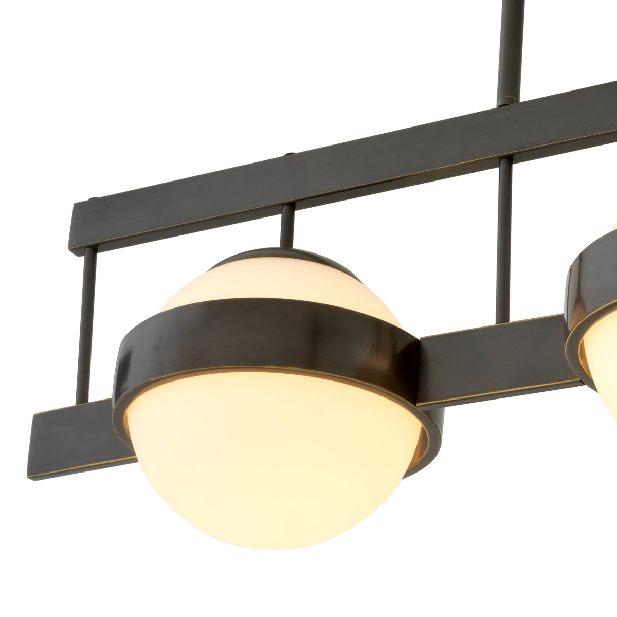 Bronze Glass Globes Chandelier Biba | Eichholtzmh.com