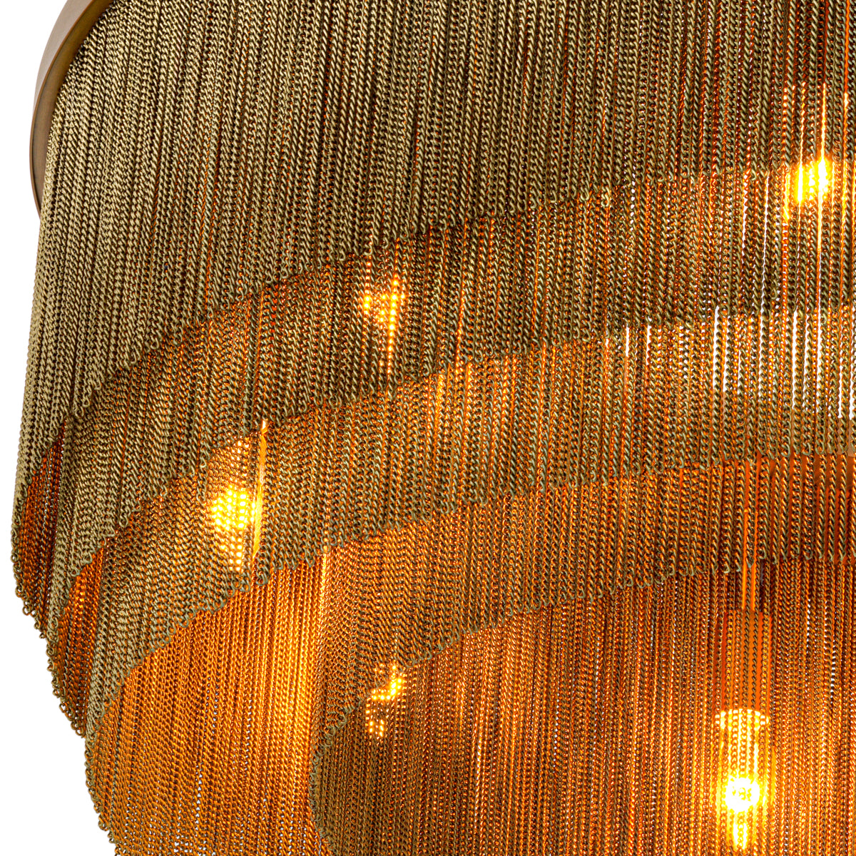 Antique Brass Fringe Chandelier Tissot | Eichholtzmh.com