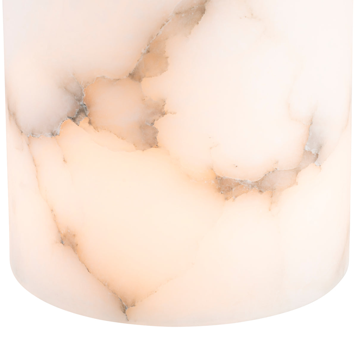 Cylindrical Alabaster Candle Holder Mercer | Eichholtzmh.com
