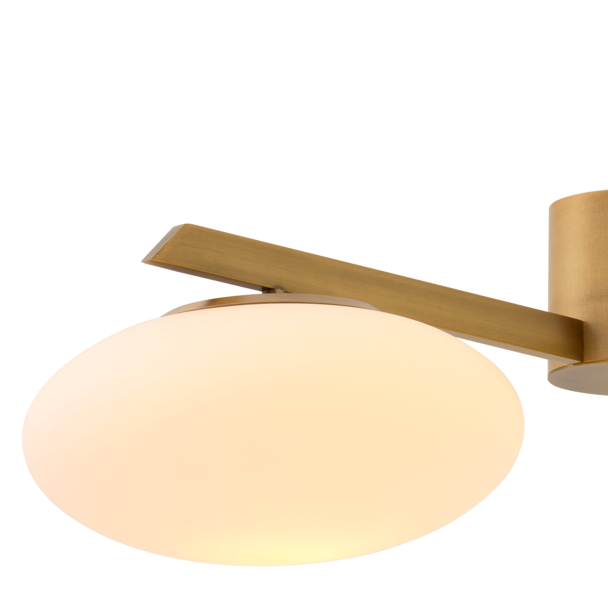Elliptical White Glass Chandelier Evergreen | Eichholtzmh.com