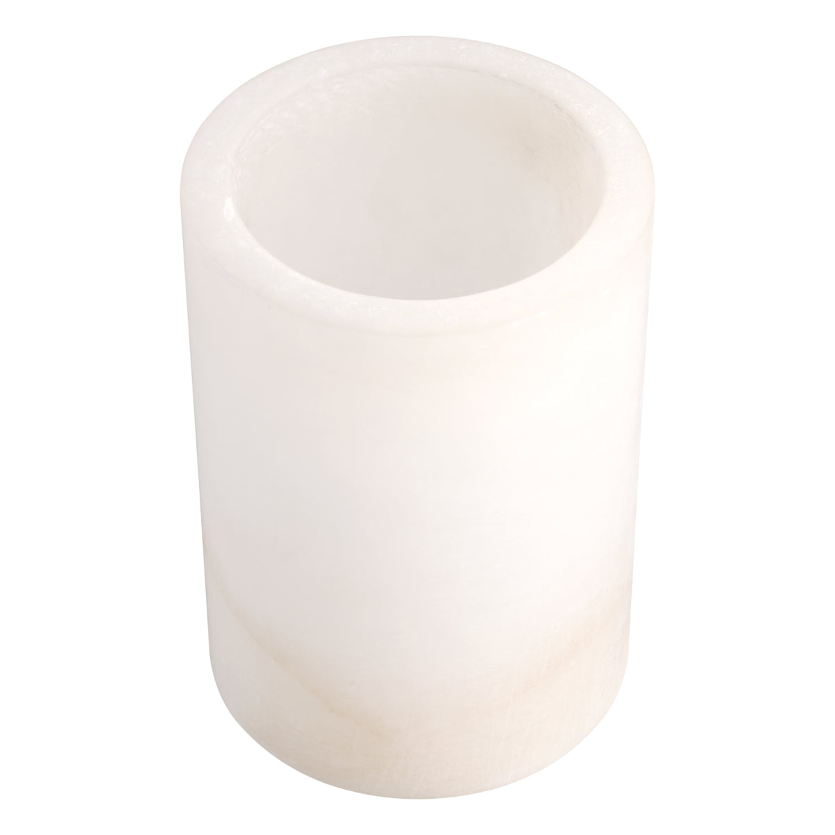 Cylindrical Alabaster Candle Holder Mercer | Eichholtzmh.com