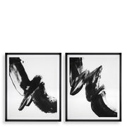 Monochrome Art Prints Set (2) Black Expression | Eichholtzmh.com