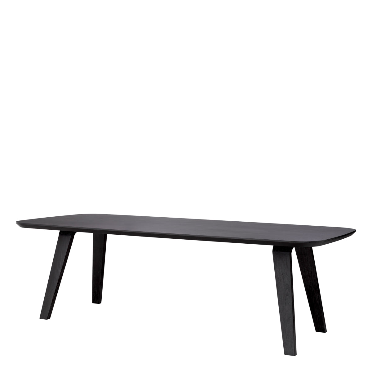 Charcoal Gray Oak Scandinavian Dining Table Glover