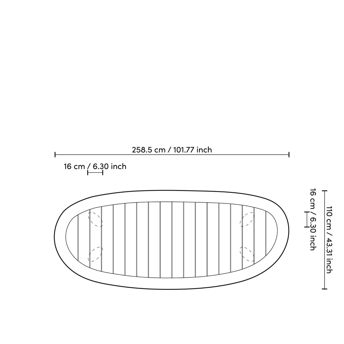 Outdoor Dining Table Free Form | Eichholtzmh.com 