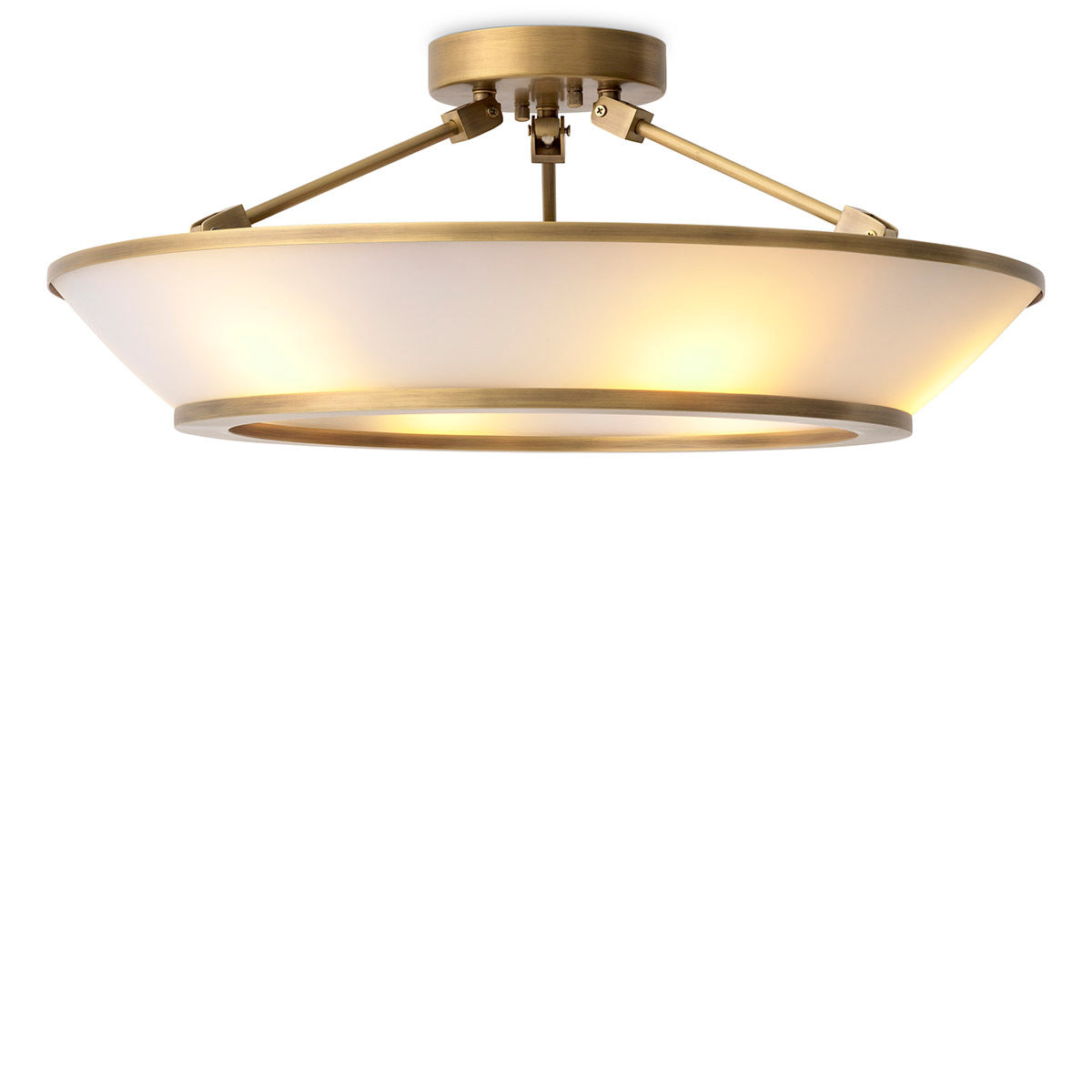 White Glass Ceiling Lamp Ferette | Eichholtzmh.com