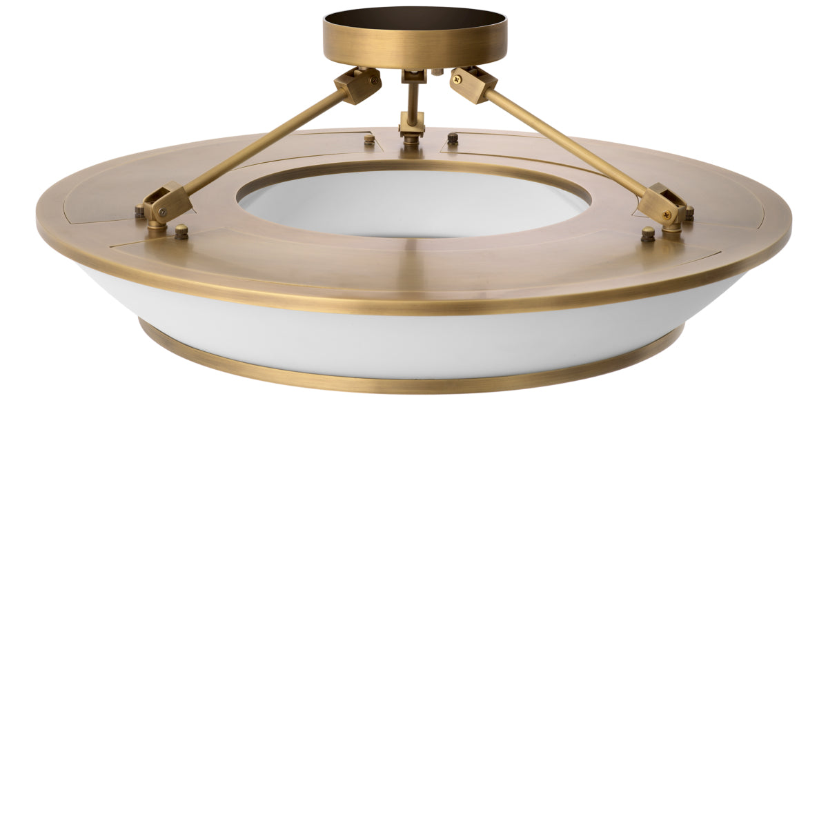 White Glass Ceiling Lamp Ferette | Eichholtzmh.com