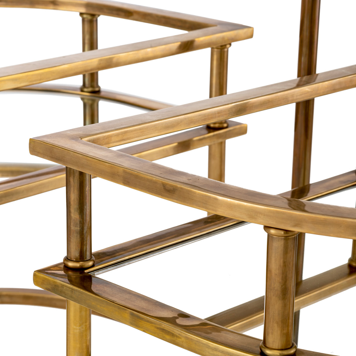 Vintage Brass Trolley Lavalle | Eichholtzmh.com 