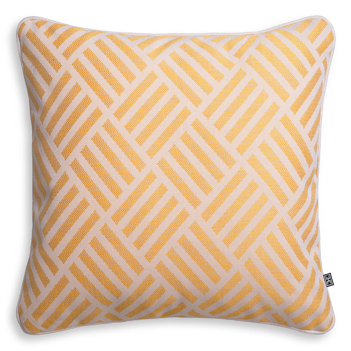 Yellow Printed Cushion L Sonel
