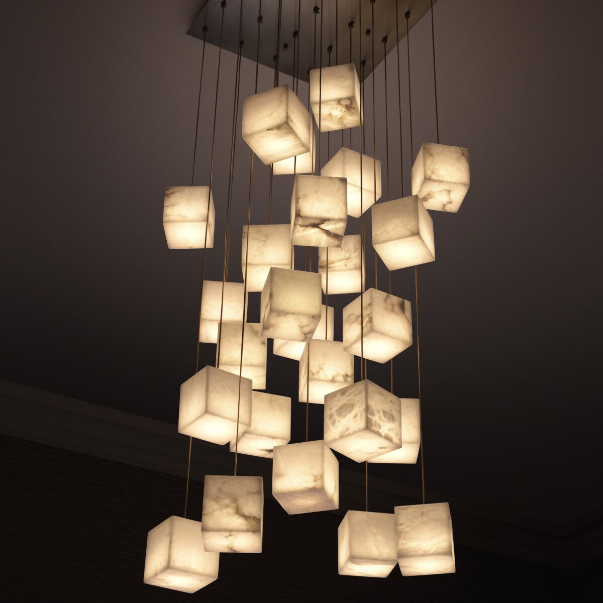 Alabaster Blocks Chandelier Duboce | Eichholtzmh.com 