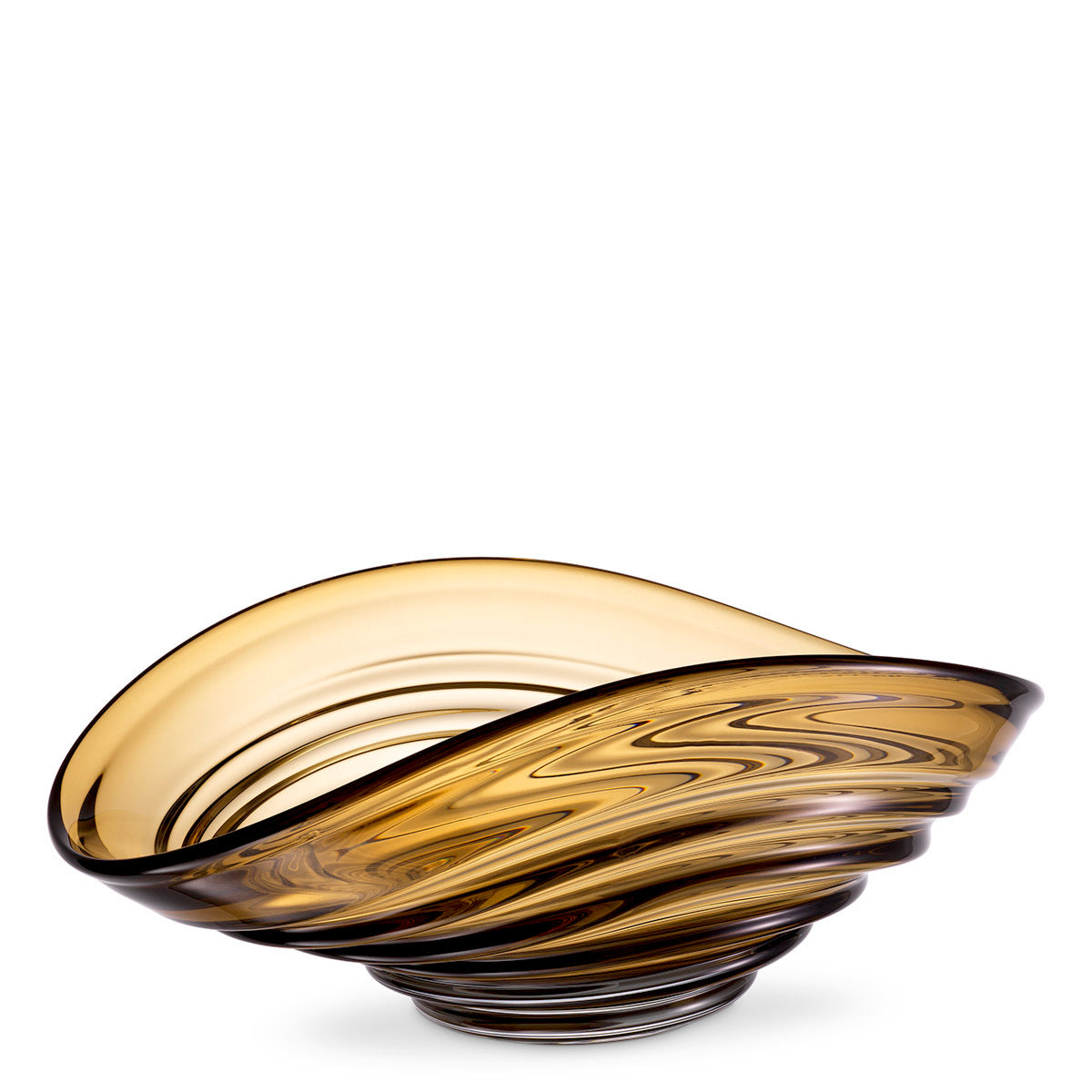 Brown Modern Glass Bowl L Pheadra | Eichholtzmh.com