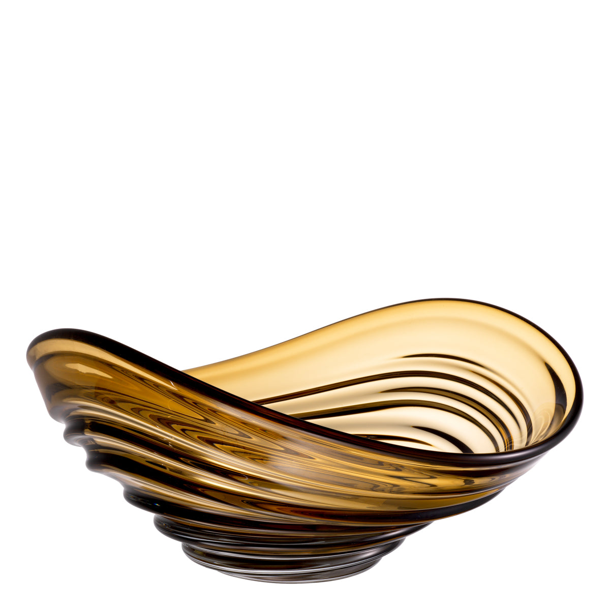 Brown Modern Glass Bowl L Pheadra | Eichholtzmh.com