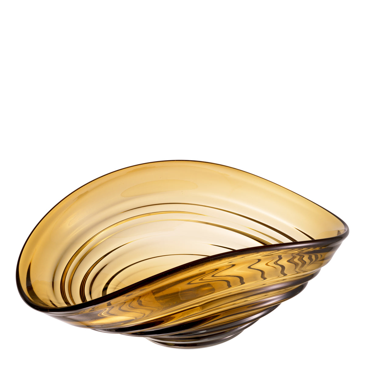 Brown Modern Glass Bowl L Pheadra | Eichholtzmh.com