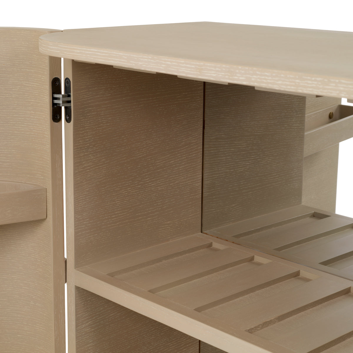 Oak Mirrored Bar Cabinet Cabana | Eichholtzmh.com